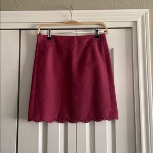 Loft Scalloped Skirt